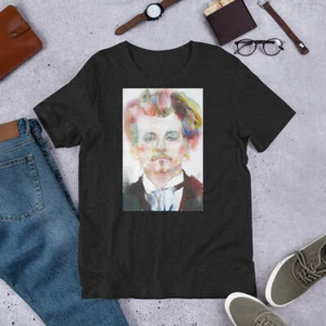 Camiseta UNISEX - ALFRED JARRY retrato acuarela - camiseta camiseta ubu pintura - Imagen 1 de 6