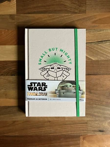 Cuaderno de tapa dura Star Wars Mandalorian Premium forrado A5 nuevo bebé Yoda - Imagen 1 de 5