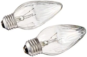 G E LIGHTING 75340 Flame Shaped Auradescent Bulb, 25W, 2-Pack - Picture 1 of 1