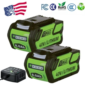 40V 8.0Ah For Greenworks G-MAX 40 Volt Lithium Battery 29472 29462 29252 20202 - Picture 1 of 19
