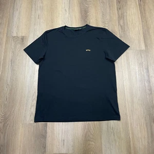Hugo Boss Shirt Mens 2XL Black Designer Casual Short Sleeve - Picture 1 of 11