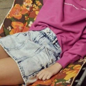 Les Coyotes De Paris NWT $150 Retail Tanja Denim Acid Wash Skirt - Girls Size 18 - Picture 1 of 9