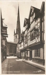 St Alkmund Street Shrewsbury - Postal usada 1958 - Imagen 1 de 2