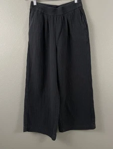 Madewell Womens S Gray The Untainted Wide Leg Crop Pant Lightspun Double Gauze - Picture 1 of 6