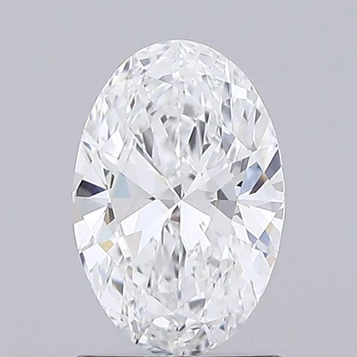 Oval Certified 0.5ct CVD Diamond D Color SI1 Lot Customized Jewelry Color Stone - Image 1 of 4