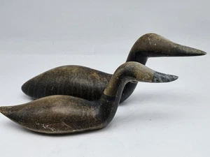 Terry Cass soap stone Alberta Ducks Loon Lot Of Two - Picture 1 of 13