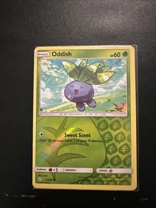 Oddish 2/236 Reverse Holo SM - Cosmic Eclipse Pokémon NM - Picture 1 of 2