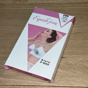 Exquisite Form BH Gr. 38D Style P 502 Büstenhalter Vintage Kegel Pin Up Neu mit Karton - Bild 1 von 9