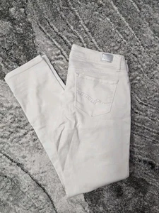 Almost Famous Damenjeans Größe 11 Weiß Skinny Stretch Niedriger Bund - Bild 1 von 12