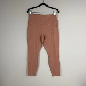 Lululemon Align High Rise Pant with Pockets 25" Pink Savannah Size 12 EUC! - Picture 1 of 8