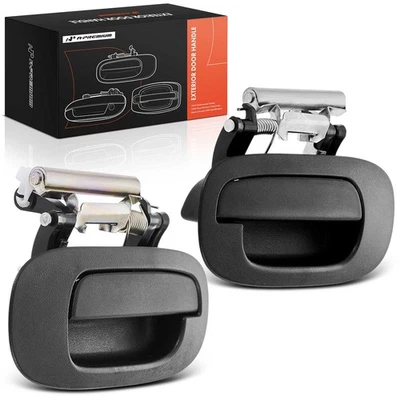 Par de manijas de puerta exteriores laterales traseras A-Premium para Dodge Durango 1998-2002 Dakota Foto 1 de 4