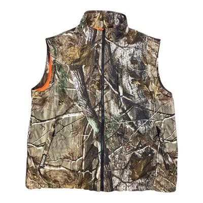 Guide Series TecH2O Hunting Vest Waterproof Men's CAMO Orange Reversible XL  XXL - Image 1 of 4