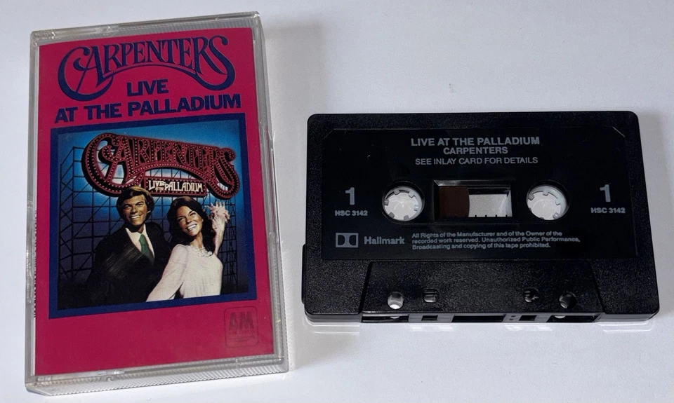 Carpenters – Live At The Palladium - 1984 Cassette Tape - HSC 3142 - Image 1 of 3