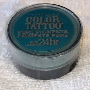Maybelline Color Tattoo Pure Pigments EyeShadow #5 Never Fade Jade New Sealed - Picture 1 of 4
