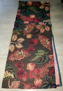 STOFF TISCHLÄUFER HERBST THANKSGIVING BLÄTTER GRÜN 66 X 13 ZOLL SUPER ZUSTAND! - Bild 1 von 1