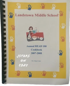 2007 2008 LANDSTOWN MIDDLE SCHOOL READ 180 STUDENT COOKBOOK, VIRGINIA BEACH, VA - Picture 1 of 4