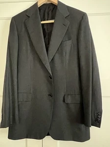 Brioni For Neiman Marcus 100% Wool Nomentano Jacket 42"L Charcoal grey - Picture 1 of 10