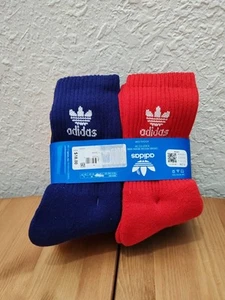 ADIDAS Girls Socks Crew Moisture Wicking Cushioned 6 Pair Shoe Size 2Y-5Y - Picture 1 of 10