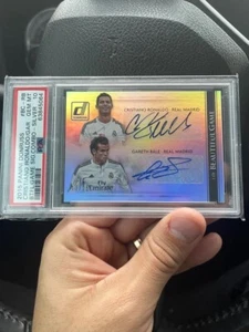 Cristiano Ronaldo Gareth Bale 2015 Donruss The Beautiful Game Dual Auto 13/25 - Picture 1 of 1