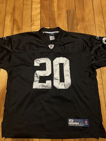 NFL Reebok Oakland Raiders Darren McFadden #20 On Field Jersey Mens Size 48 Cover