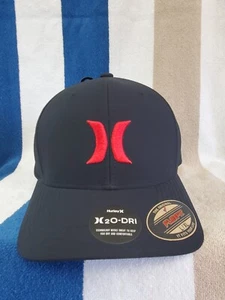 Hurley Herren H2O Dri OAO Mütze / Cap - Schwarz - Flex Fit Größe L/XL - Bild 1 von 8
