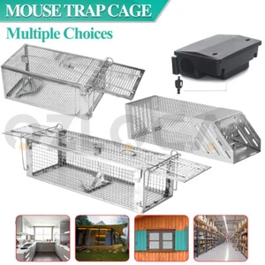 Mouse Trap Rat Mice Mouse Catcher Rodent Cage Live Animal Pest Control Reusable - Picture 1 of 37