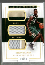 2016-17 National Treasures Rookie Triple Mat Gold #22 Thon Maker Jersey /10