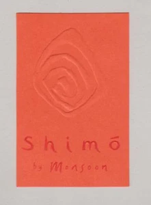 Carte publicitaire - advertising card - Shimo by Monsoon - Picture 1 of 1