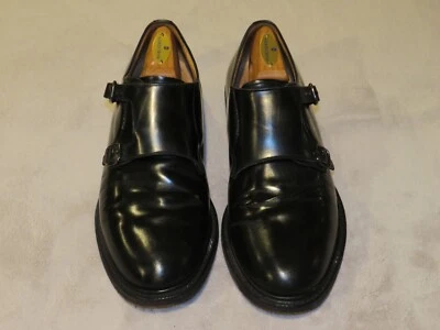 Church's Lambourn Black Leather Polished Binder Double Monk Loafers 10.5 F - Image 1 of 4