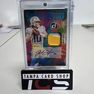 Jersey Kings Justin Herbert JK-4 Auto 3 Color Patch Auto 4/10 - Picture 1 of 2