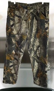 Wrangler Pro Gear Camo Jeans Men’s Size 40×30 Carpenter Pockets On Both Legs - Picture 1 of 13
