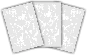 DIG3 14" Digital Camo 3 Piece Stencil Kit - Picture 1 of 2