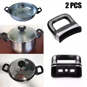 2Pcs Replacement Pot Handle Pressure Pan Cooker Pot Steamer Short Side Handles - Picture 1 of 10