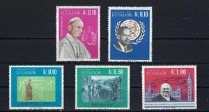 PAUL VI- PAPÁ H.- DANTE- W. CHURCHILL.- {5} 1966 MNH - Imagen 1 de 1