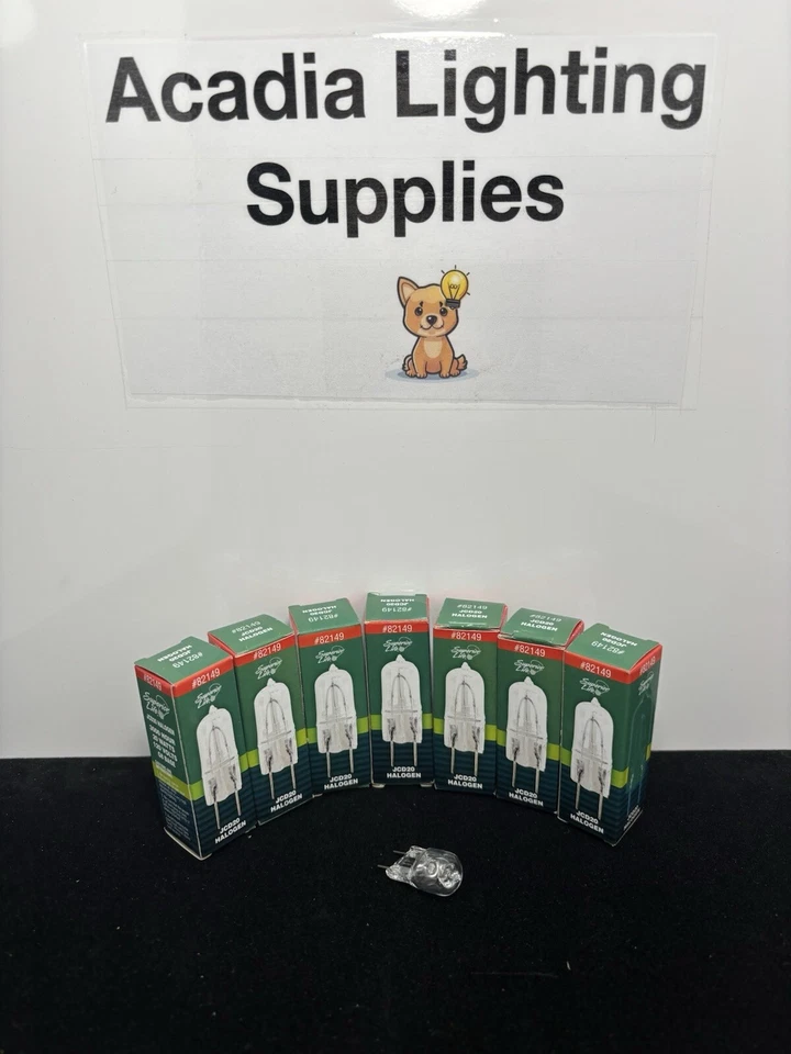 ⚡️7-pack Superior Life JCD20 Bulb⚡️ 82149 20 Watt 120V G8 Base 🐕 - Image 1 of 4
