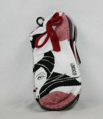 Disney Villains Women's Liner Socks 6 Pair Pack Shoe Size 4-10   - Image 1 of 3