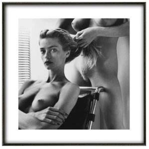 Helmut Newton, 'Haircut', Fine art print, 30x30 inches - Picture 1 of 3