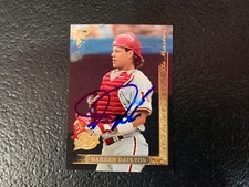 Darren Daulton RARE 1996 Players Private Issue Topps Gallery Auto Signed #44