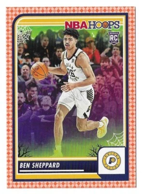 2023-24 Panini Haunted Hoops Ben Sheppard Orange Rookie #219 Indiana Pacers RC - Image 1 of 2