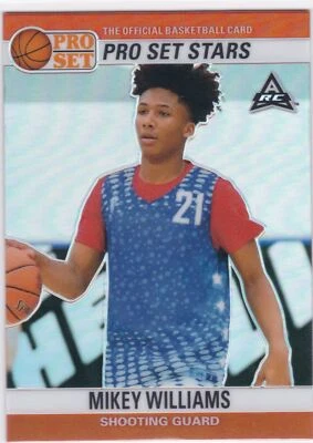 2021 Pro Set Sports Metal Stars Red Prism #6 Mikey Williams - Rookie RC - Image 1 of 2
