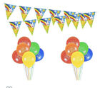 springtime 12ft bunting+easter balloons 