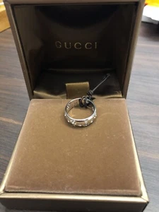 Gucci: Anello Icon Bold Oro Bianco - Gucci: Icon Bold Ring, Weißgold, Größe 12 - Bild 1 von 3