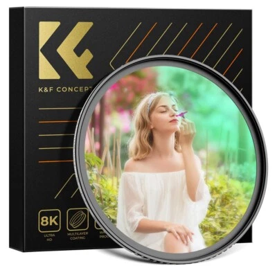 K&F Concept NANO-X White Soft Diffusion Mist 1/4 Filter 49/52/58/62/67/77/82mm - Image 1 of 4
