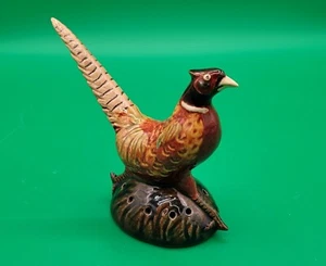 1950's Vintage ROSEMEADE PHEASANT - 5" BEAK to TAIL w/ 10 Hole Frog Base! - Picture 1 of 5