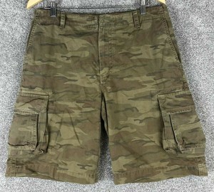 New Mens IZOD Cargo Shorts Gray Beige 