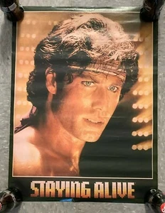 1983 *STAYIN' ALIVE* 17x22.5" MOVIE PROMO POSTER JOHN TRAVOLTA,PB21 - Picture 1 of 4