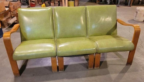 Set of (3) Vintage 1950's Thonet Lounge Chairs Cover