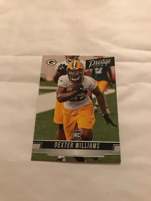 2019 Prestige Dexter Williams Green Bay Packers Rookie Free Shipping - Image 1 of 2