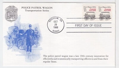 TurtlesTradingPost- Patrol Wagon 1880s- 1988 #2258 FDC KMC Venture - Image 1 of 2