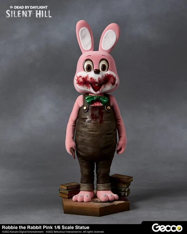 GECCO SILENT HILL x Dead by Daylight ROBBIE THE RABBIT Pink 1/6 Scale PVC Statue Cover